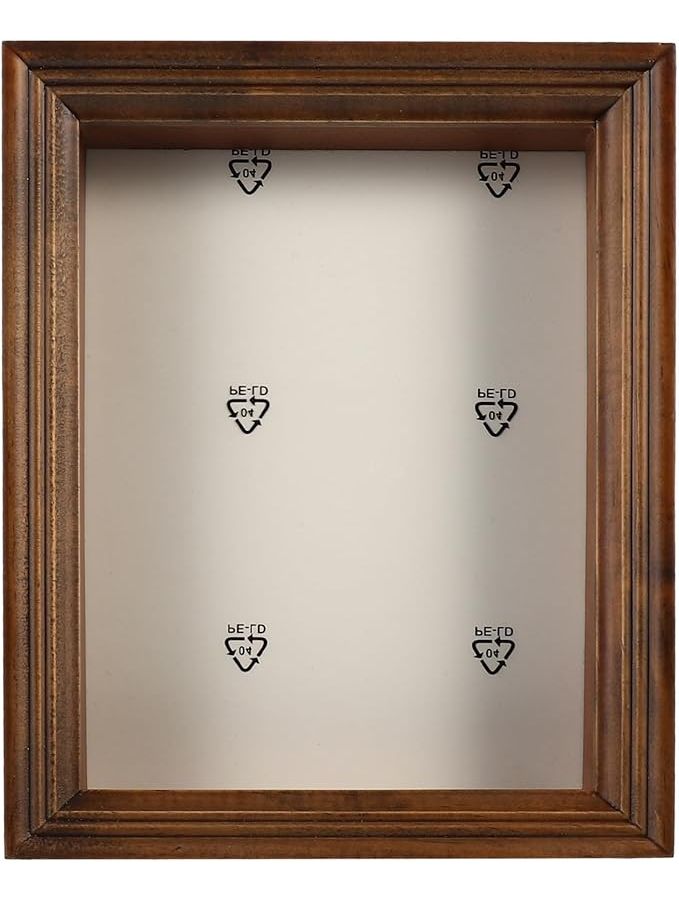 إطار عرض ظل الزهور المجففة الهدايا التذكارية الميداليات 23x18 سم ديكور المنزل - Image 1