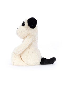 Jellycat Bashful Black And Cream Puppy Stuffed Animal Medium 12 Inches  - Image 4