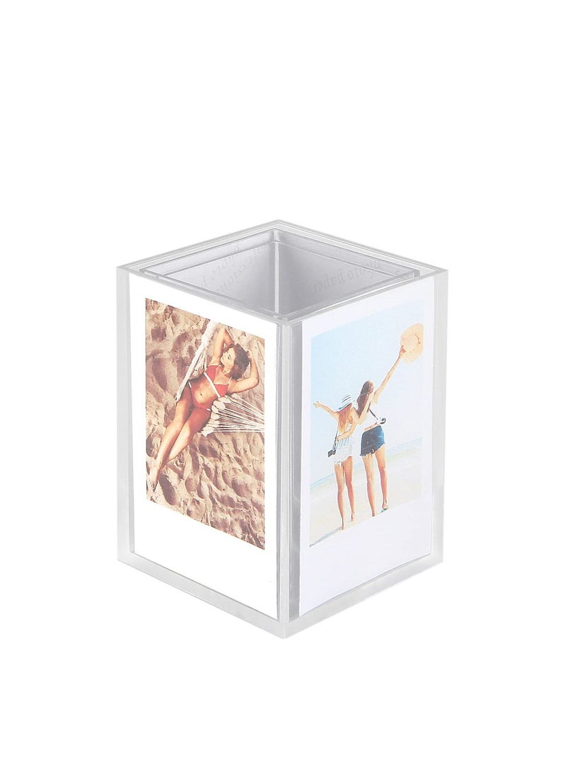 Generic Mini Photo Frames for Fujifilm Instax Mini 11 9 8 8+ 70 7S 90 25 Polaroid Lomography Mini 3-inch Film Clear Acrylic Box/Vase/Pen Holder/Makeup Organizer/Desk Organizer  - Image 3