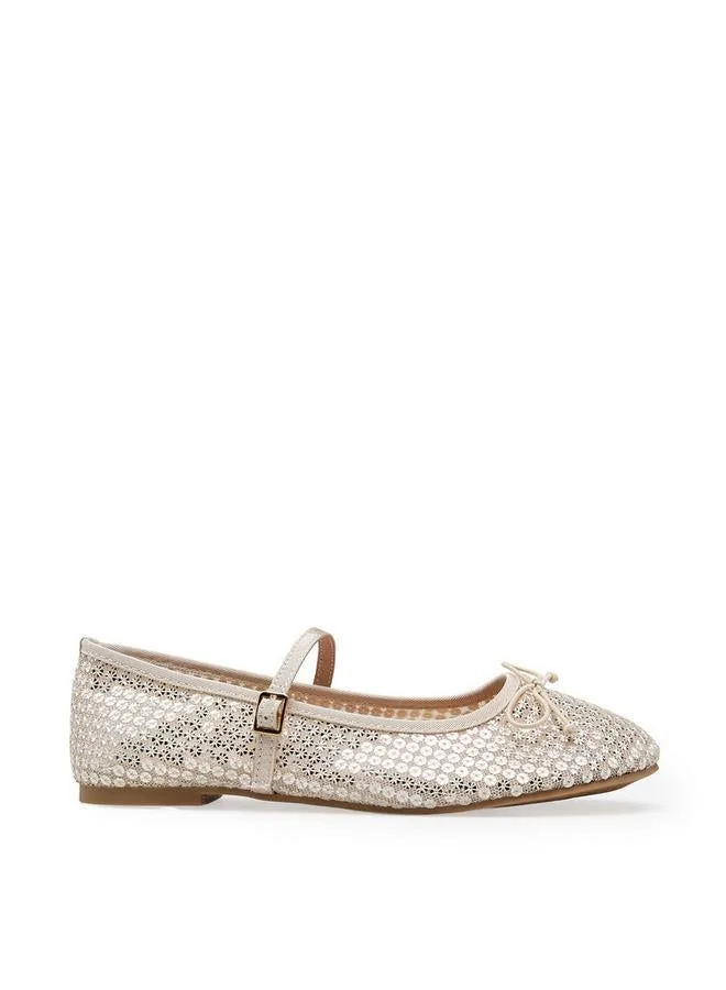 ليتل ميسي Girls Buckle Closure Mary Jane Shoes