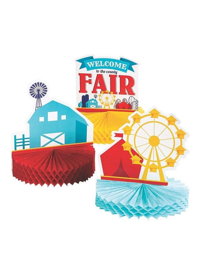 Fun Express County Fair Centerpiece Party Decor 3 Pieces  - Image 2