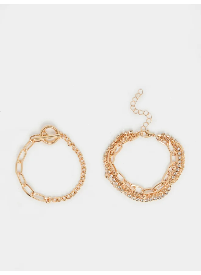 ستايلي Styli Set of 5 - Assorted Link Bracelet