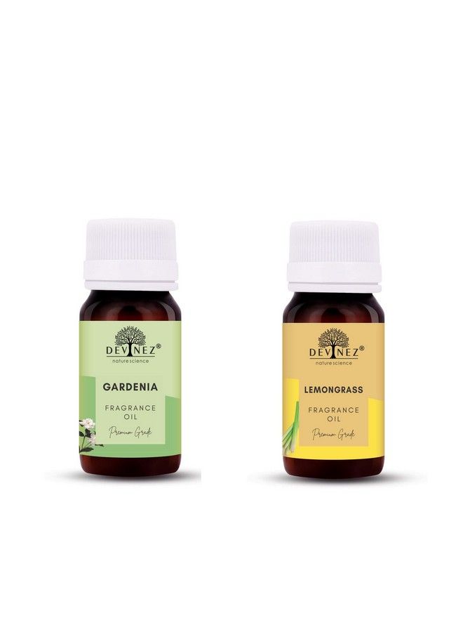 Devinez Gardenia Lemongrass Aroma Oil For Diffuser/Ultrasonic Aroma Diffuser/Tealight Diffuser/Reed Diffuser 30Ml Each - Image 1