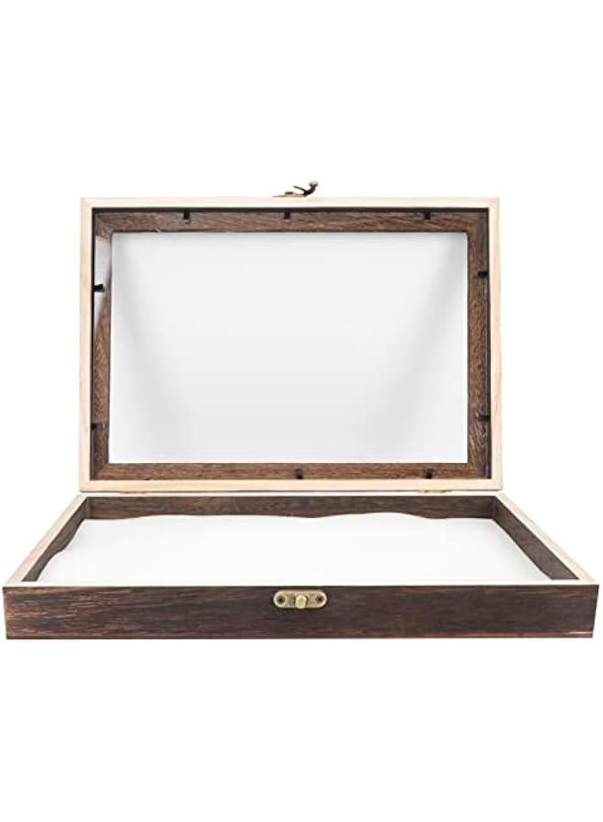Generic 1 Set Box Insect Specimen Box Exhibit Garden Insect Netting Display Cases Models Shadowbox Picture Frame Insect Holder Stand Arrowhead Display Case Shadow Boxes Frames Wooden  - Image 2