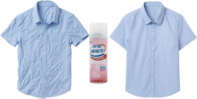 Wrinkle Remover Spray for Clothes 260ml – Instant Fabric Straightening & Ironing Spray No Iron, Deodorizer & Refresher for Clothes, Travel, Home, Office, Safe on All Fabric Types - Image 1