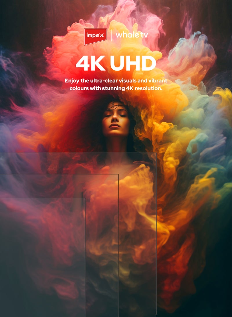 إمبكس تلفاز واهل أو إس 65 بوصة ذكي QLED | 4K Ultra HD | مساعد صوتي ذكي مع ChatGPT | نتفليكس، يوتيوب، برايم فيديو، ديزني+ | HDMI، USB، مدخل صوت، مدخل فيديو، مدخل RJ45 | 8 جيجابايت تخزين، 1.5 جيجابايت RAM | Wios65Q - Image 4