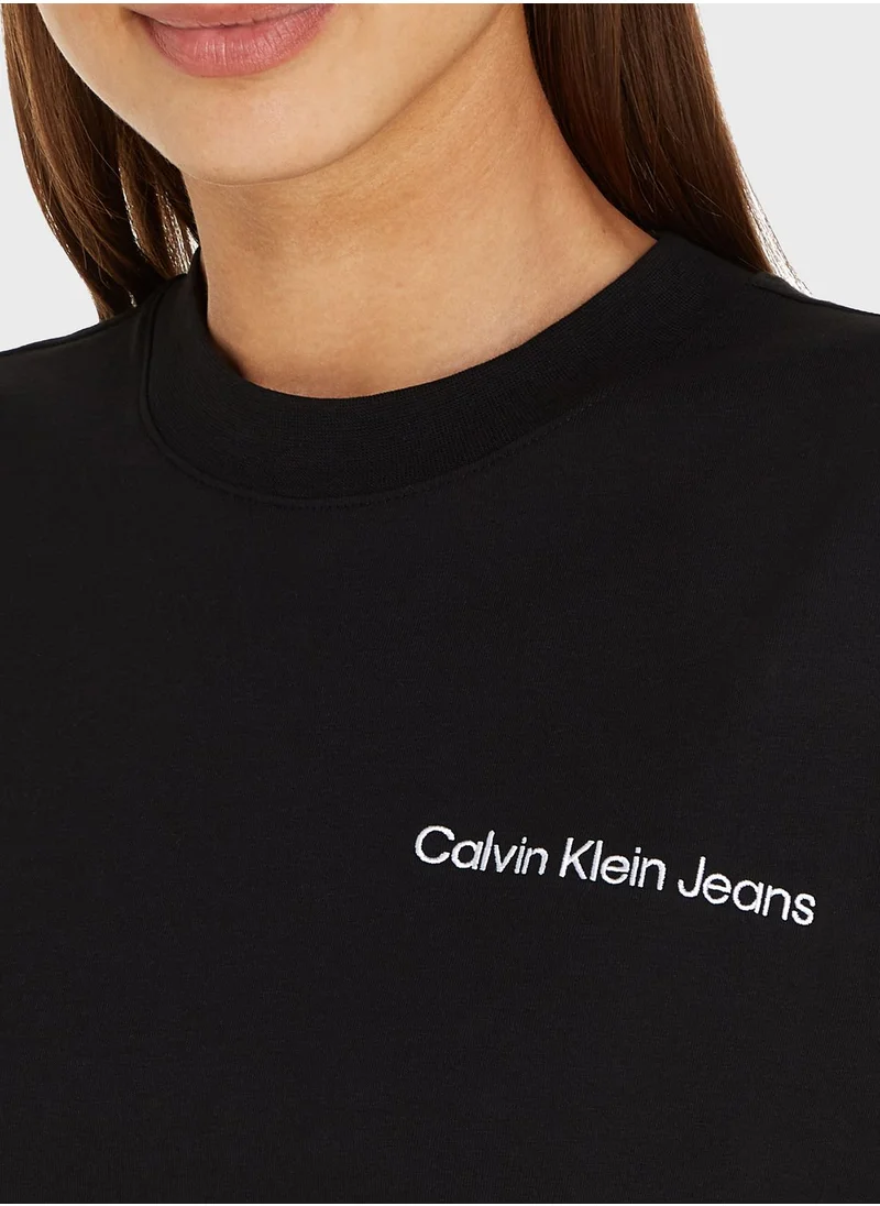 Calvin Klein Jeans Crew Neck Logo T-Shirt