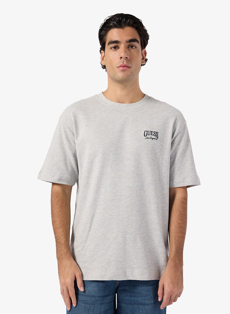 GUESS Crew Neck Short Sleeve Sailing Ship Tee - Image 1