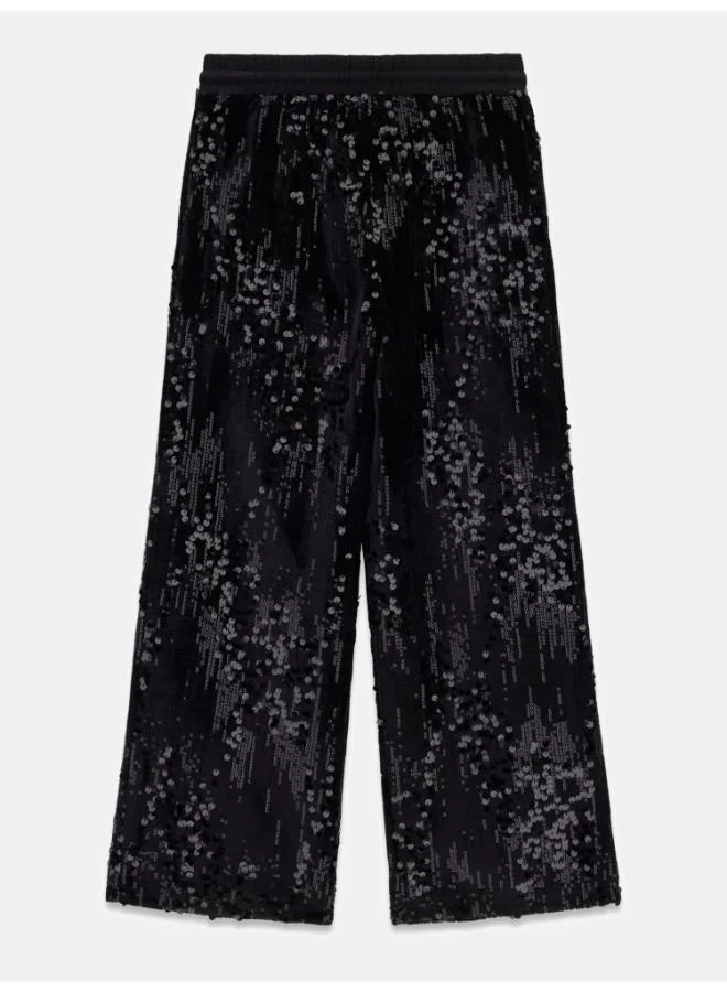 GUESS Kids Sequins Wide Leg Pants