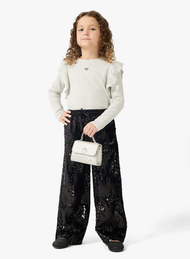 GUESS Kids Sequins Wide Leg Pants - Image 1