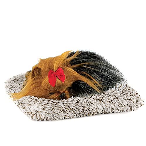 Perfect Petzzz Mini Yorkie Stuffed Animals for Girls and Boys Dog Toys for Kids and Elderly BatteryOperated Pet Toys with Synthetic Fur - Image 1