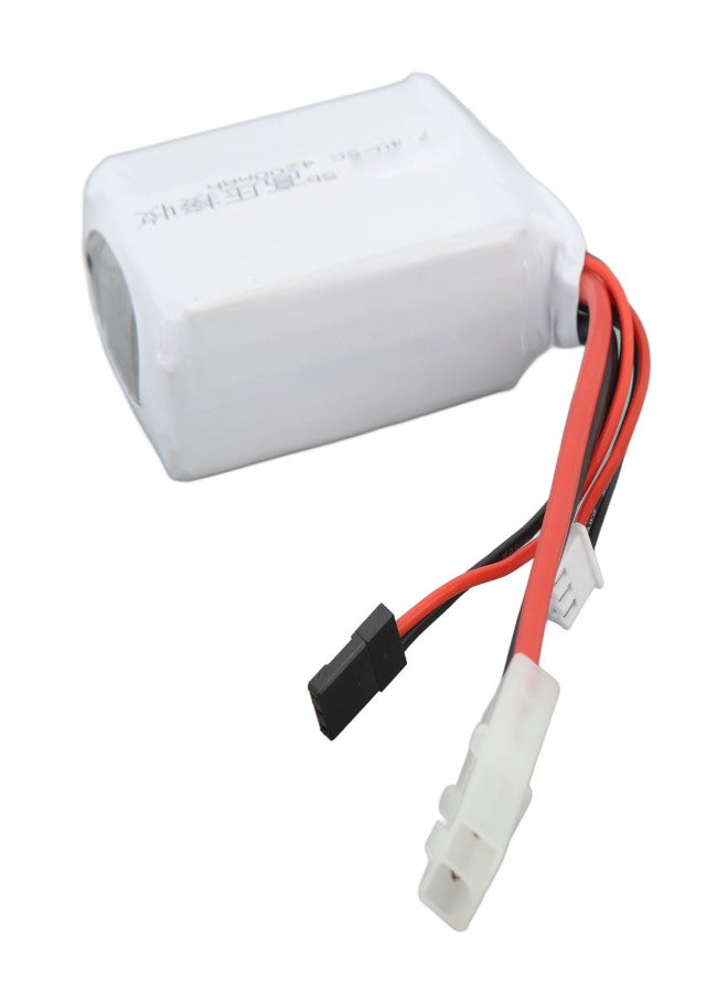 بطارية ليثيوم بوليمر 5T 7.4V 4200mAh عالية الجهد، مناسبة لأجهزة استقبال سيارات التحكم عن بعد من تامييا. - Image 2