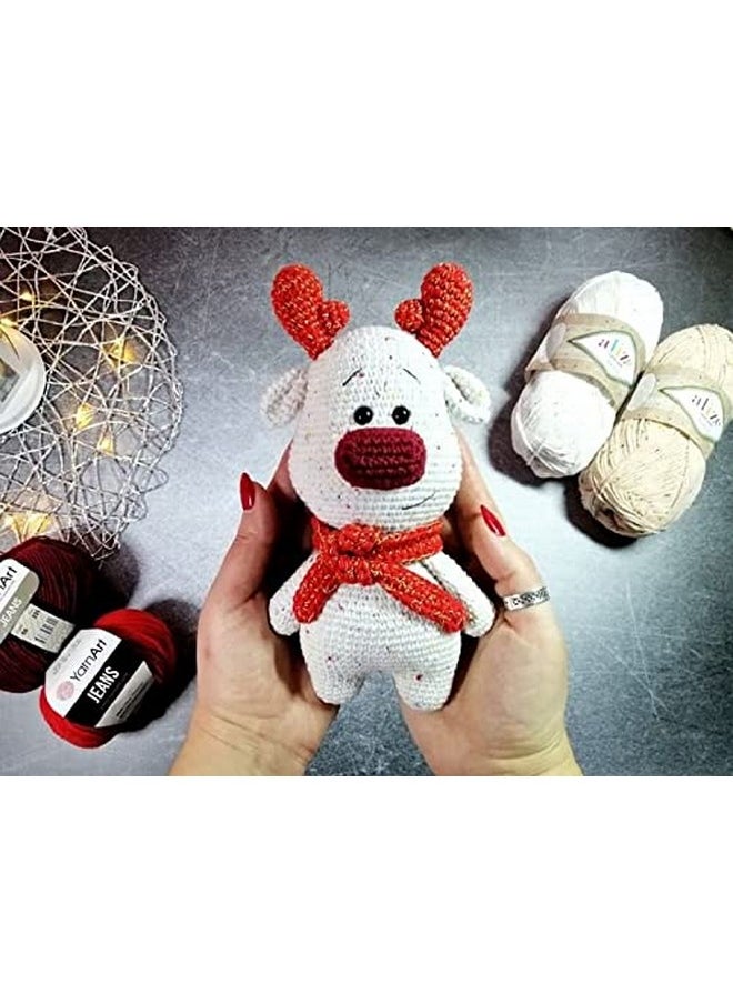 Yarn art - Yarnart Jeans Yarn Amigurumi Cotton Yarn Cotton Yarn Crocheting Knitting Yarn Amigurumi Cotton Yarn Turkish Yarn 55% Cotton 45% Pac (Poliacrylic) Color (52) - Image 1