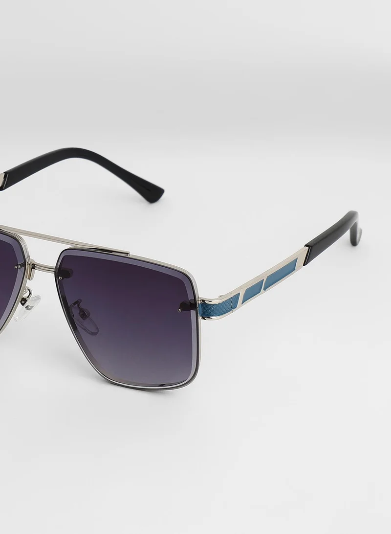 Haute Sauce  Block Aviator Sunglasses for Women | Best Price UAE