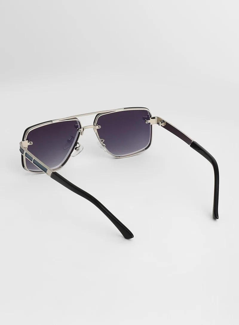 Haute Sauce  Block Aviator Sunglasses for Women | Best Price UAE