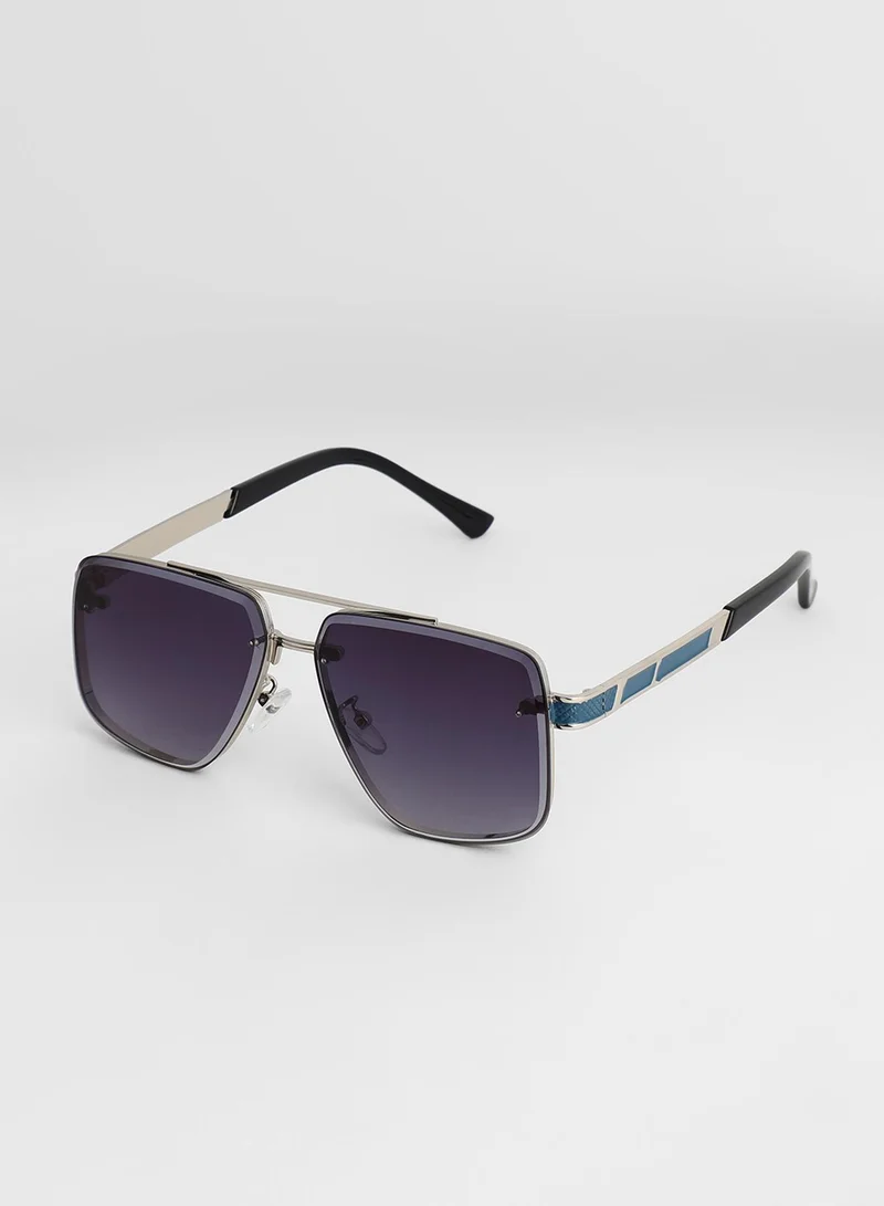 Haute Sauce  Block Aviator Sunglasses for Women | Best Price UAE