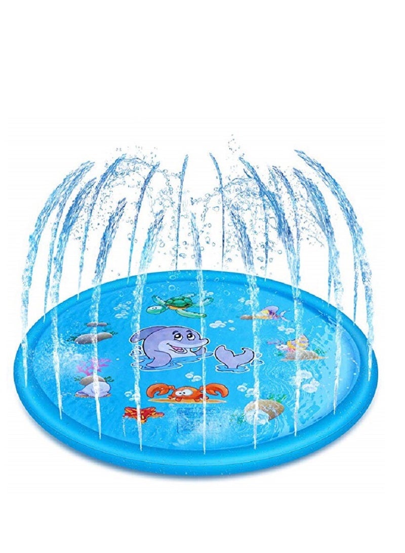 Generic Outdoor Water Spray Toy Water Pad Round Diameter 100CM  - Image 1