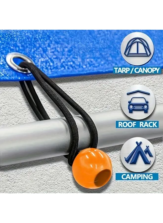 38PCS Elastic Rope Set with Durable Hooks Multiple Sizes Strong Material Spring Lock Clips - Image 5