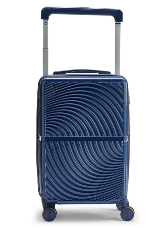 ليمرا شنطة سفر حديثة مصنوع من مادة بولي كربونات مخصصة لقمرة الطائرة مقاس 20 بوصة لون أزرق - Image 2