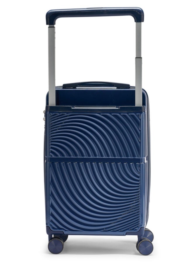 ليمرا شنطة سفر حديثة مصنوع من مادة بولي كربونات مخصصة لقمرة الطائرة مقاس 20 بوصة لون أزرق - Image 3