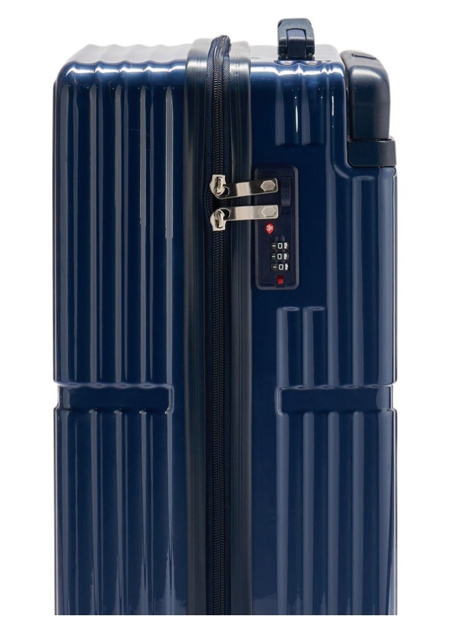 ليمرا شنطة سفر حديثة مصنوع من مادة بولي كربونات مخصصة لقمرة الطائرة مقاس 20 بوصة لون أزرق - Image 4