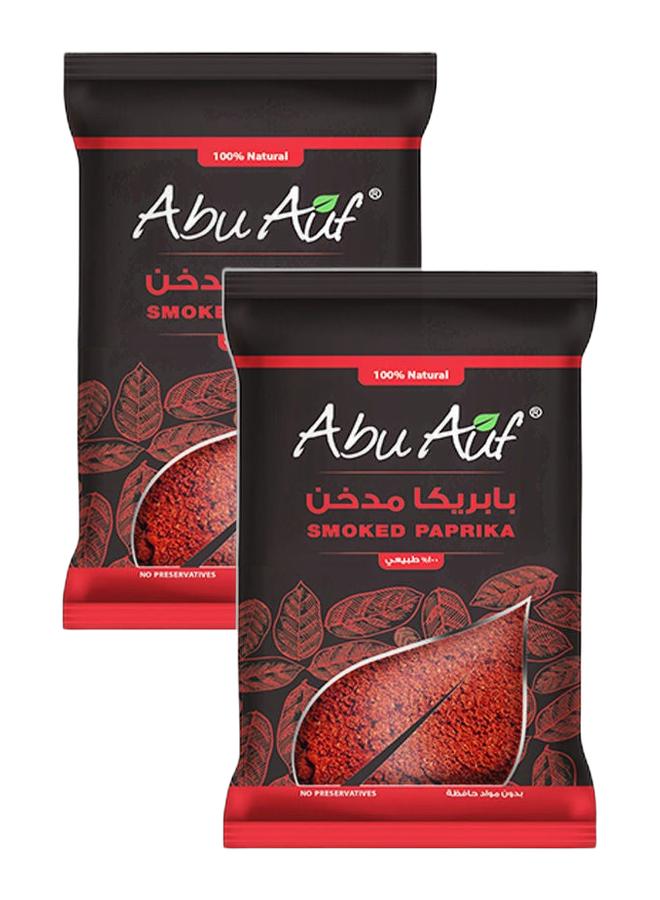 أبو عوف بابريكا مدخنة 35 جرام (عبوة من قطعتين) - Image 1