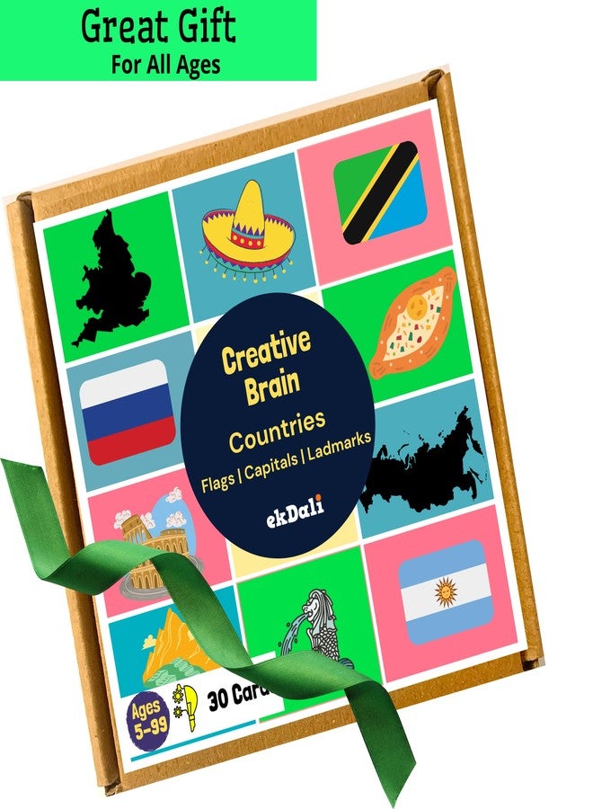 EKDALI Creative Brain World Countries Flashcards | Ages 5 to 99 | Fun, Educational & Engaging Learning Tool for Kids - Image 5