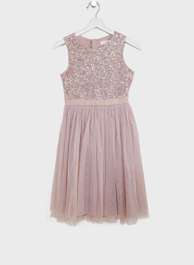 Mini Maya Kids Sequin Dress