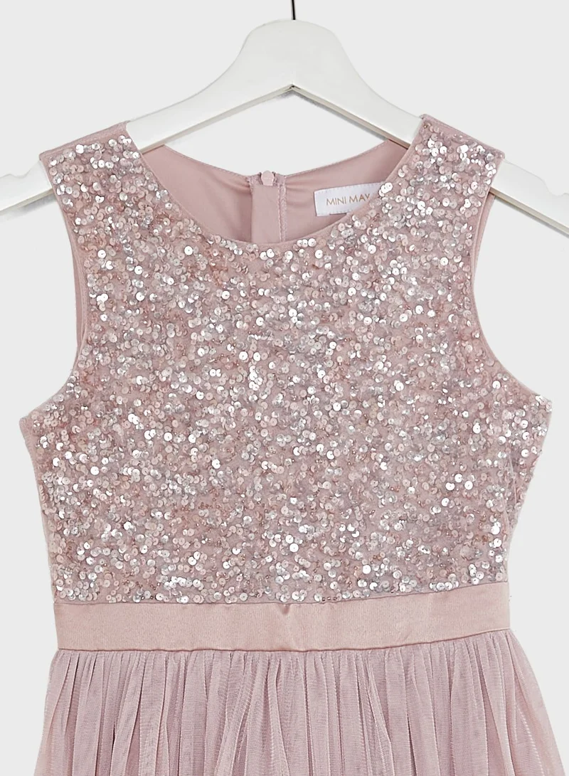 Mini Maya Kids Sequin Dress