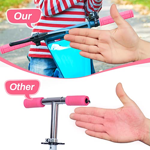 Coolrunner Bike Handlebar Grips, Bicycle Grips for Kids Girls Boys, Non-Slip Rubber Mushroom Grips for Scooter Cruiser Seadoo Tricycle Wheel Chair Mountain Road Urban Foldable Bike MTB BMX - Image 5