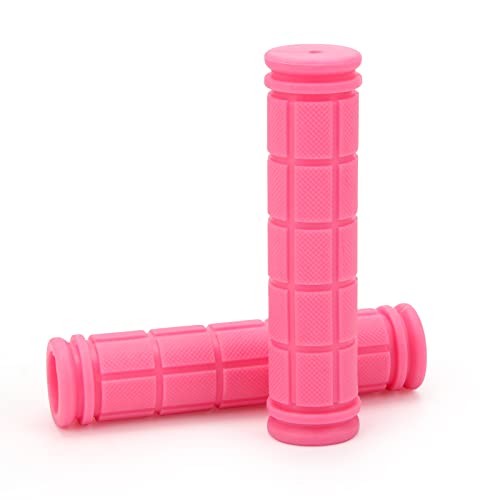 Coolrunner Bike Handlebar Grips, Bicycle Grips for Kids Girls Boys, Non-Slip Rubber Mushroom Grips for Scooter Cruiser Seadoo Tricycle Wheel Chair Mountain Road Urban Foldable Bike MTB BMX - Image 1