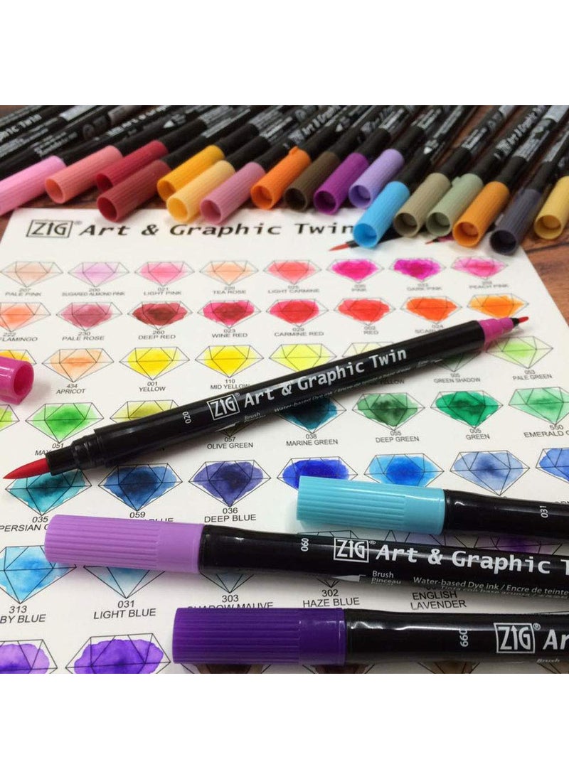 Zig Zig Art and Graphic Twin Color Set, Bright  - Image 3