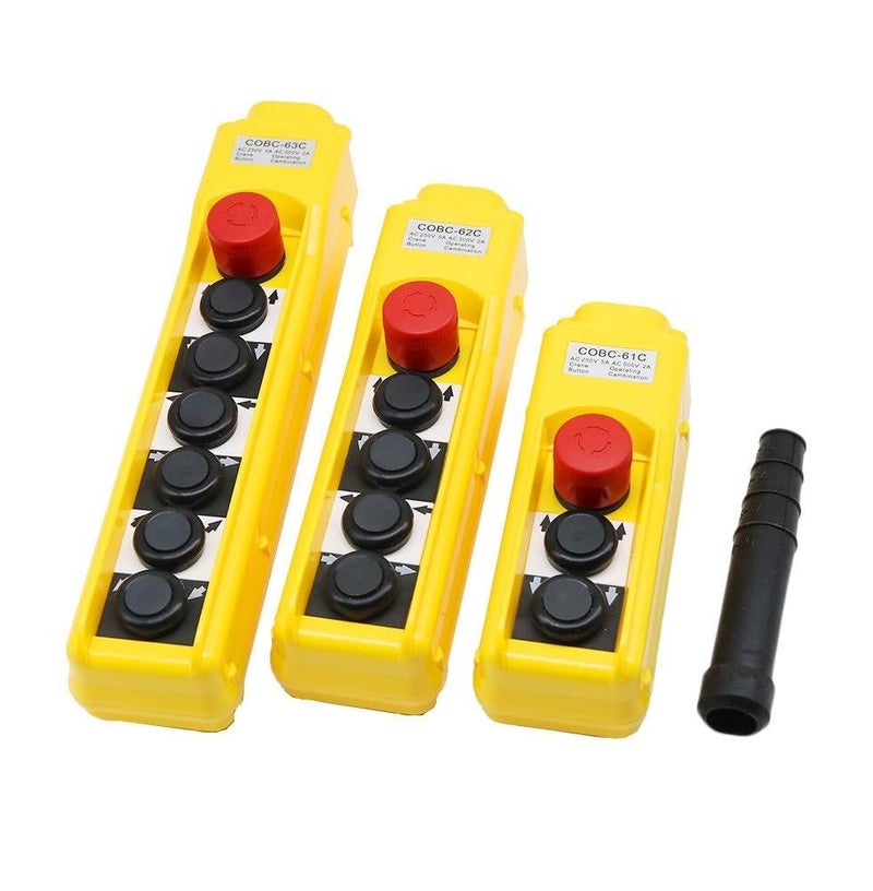 COBC 63C Single Speed Traveling Switch Crane Control Button Electric Hoist Emergency Stop Rain Proof - Image 3