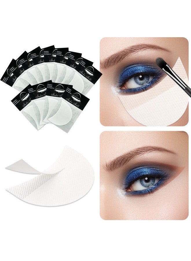 TailaiMei TailaiMei 120 Pcs Eyeshadow Shields, Eyeshadow Stencil for Prevent Makeup Residue, Lint Free Gel Pad for Eyeliner, Eyelash Extensions and Lip Makeup - Image 1