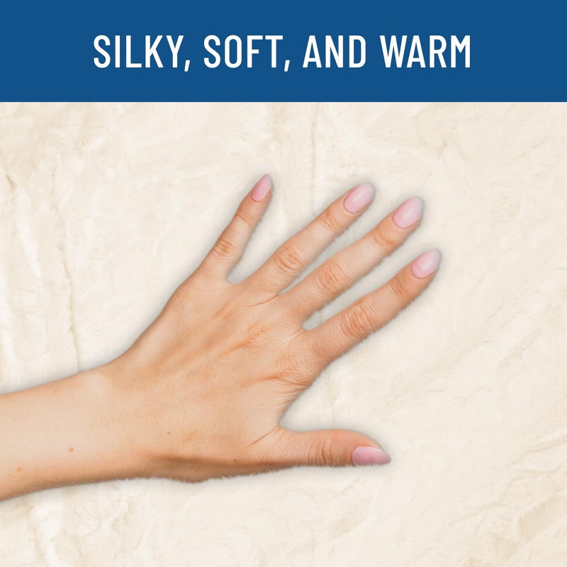Everlasting Comfort Faux Fur Throw Blanket - Soft, Fluffy, Fuzzy, Plush, Thick, Minky Throws - Image 5