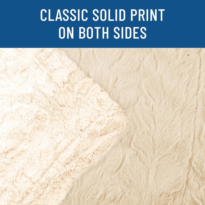 Everlasting Comfort Faux Fur Throw Blanket - Soft, Fluffy, Fuzzy, Plush, Thick, Minky Throws - Image 3