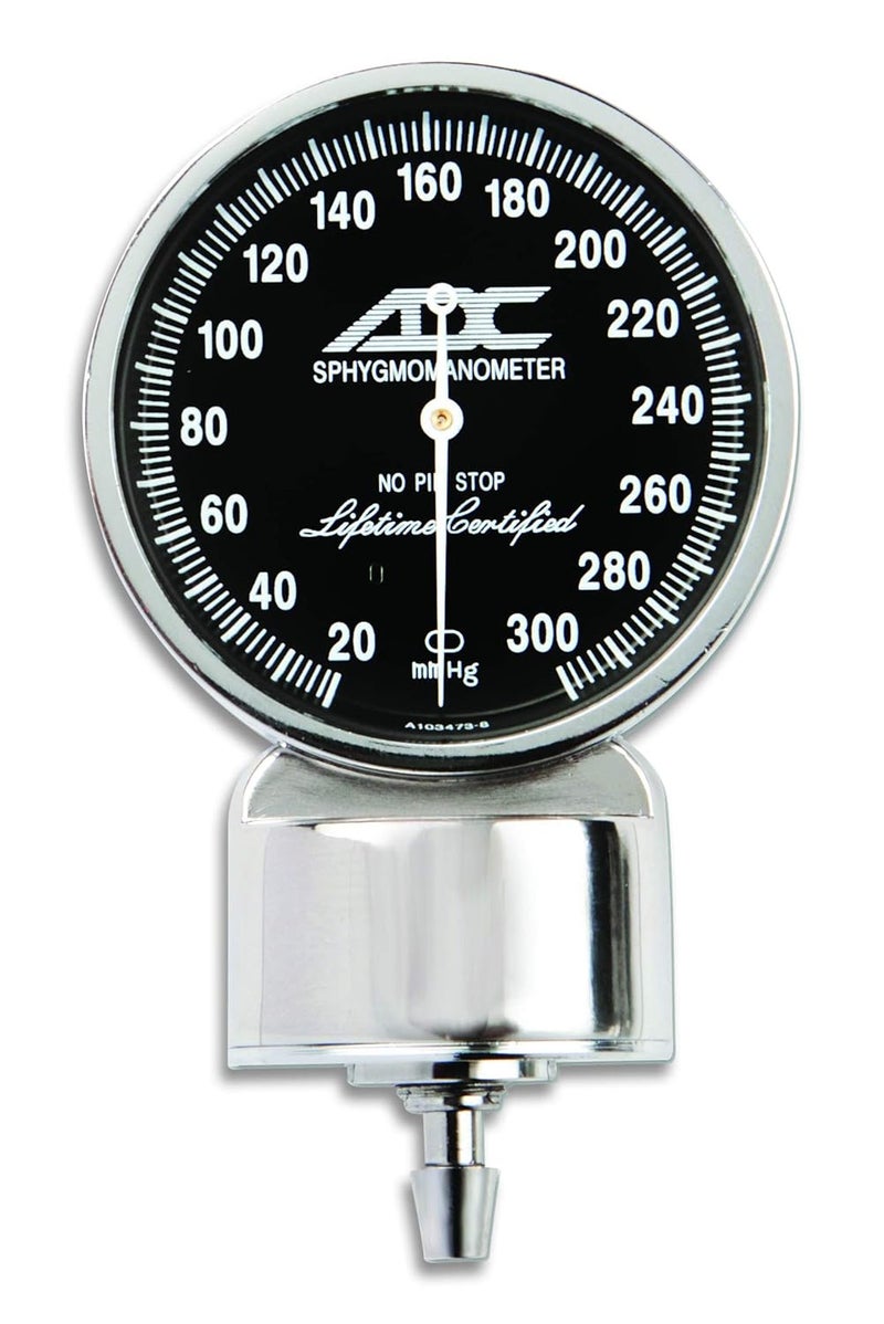 ADC 700-12XBK Diagnostix Model 700 Pocket Aneroid Sphygmomanometer with Adcuff Nylon Blood Pressure Cuff, Large Adult, Black - Image 2
