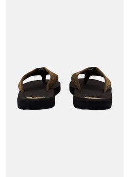 QUIKSILVER Men Brand Logo Slip On Slippers, Brown  - Image 2