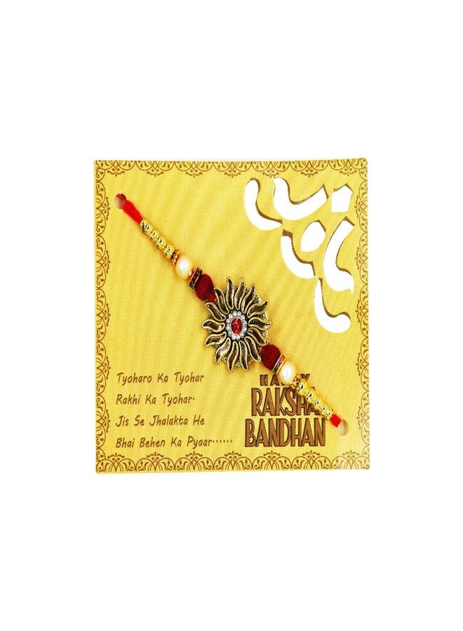 Saugat Traders Exclusive Rakhi Combo Pack of 4 For Bhaiya Bhabhi and KIds with Roli Chawal Chopra Pack - Lumba Rakhi - Younger Elder Brother - Bhabhi - Quirky - Cartoon - Image 4