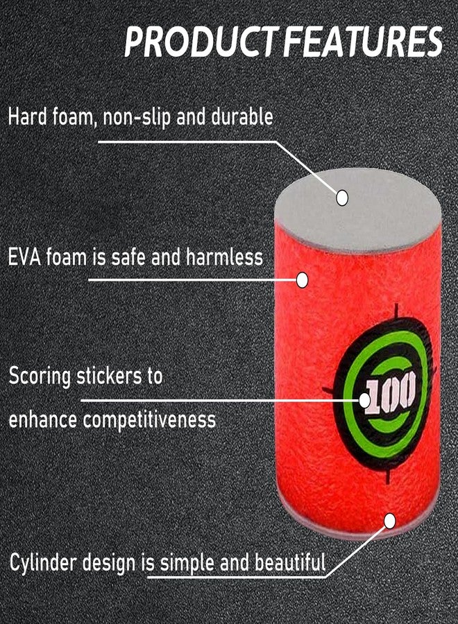 EKIND 12 Pcs Foam Can Target Compatible for Nerf Elite Series Blasters & Target Games - Image 3