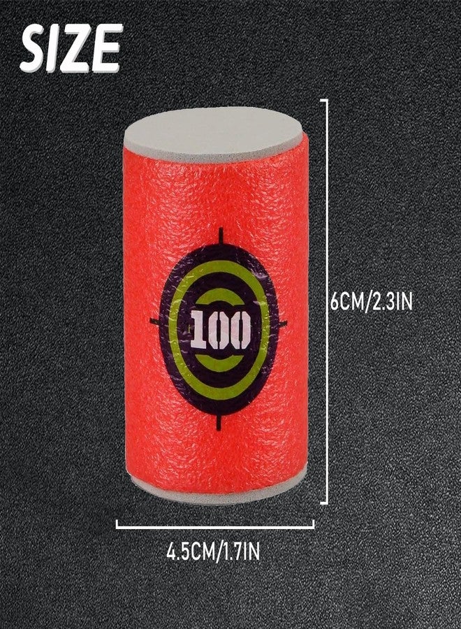 EKIND 12 Pcs Foam Can Target Compatible for Nerf Elite Series Blasters & Target Games - Image 2