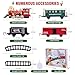 OCHIDO Christmas Train Set Electric Train Set with Smokes Lights and Sound Toy Train Set for Under Christmas Tree Christmas Tree Train Gifts for 3 4 5 6 7 8 Year Old Kids - Image 4