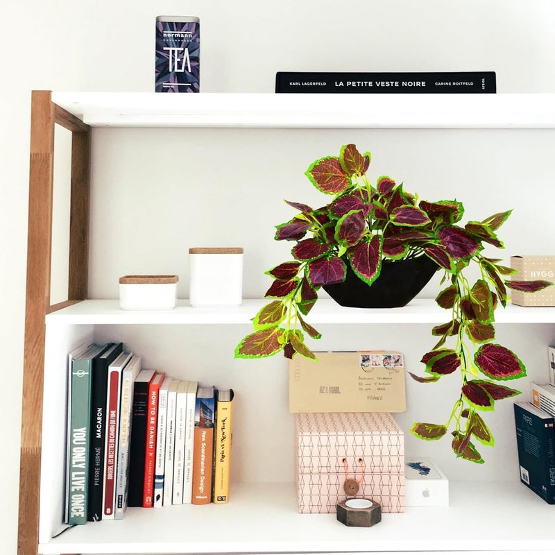 fancymart Elegant Artificial Plant Falling Leaves with Pot for Home & Office Decor – Versatile Potted Plant for Tabletop, Shelves, or Hanging Display - Image 5