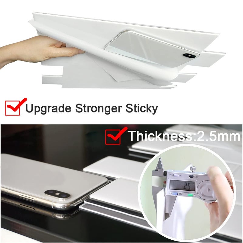 Yoillione Peel and Stick Backsplash for Kitchen: Self Adhesive Wall Tiles for Bathroom - Vinyl Thick Back Splash Tile (10, White) - Image 3