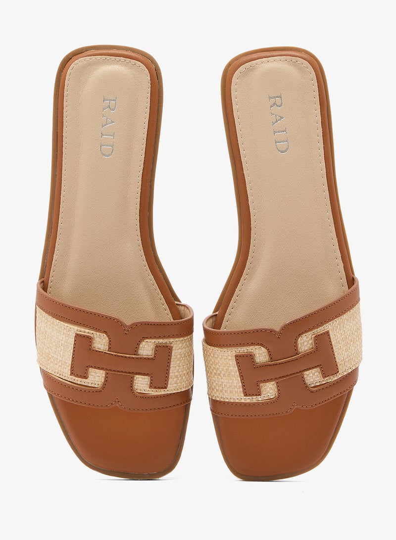 RAID Casual Flat Slide Sandals - Image 4