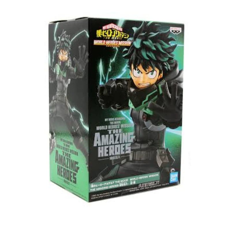 Banpresto My Hero Academia Amazing World Heroes Mission Izuku Midoriya Figure 15 cm - Image 4