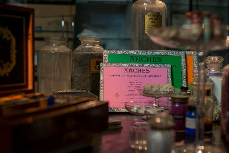 Arches Watercolor Paper Block, Cold Press, 3.9" x 9.8", 140 pound (1795056) - Image 2