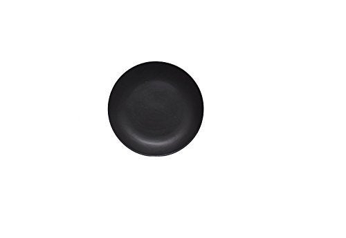 Caffeine Caffeine Ceramic Handmade Stoneware Black Matte Dinner Plates10 inch Set of 2 Ceramic Plates for Dinner (Microwave & Dishwasher Safe) - Image 2
