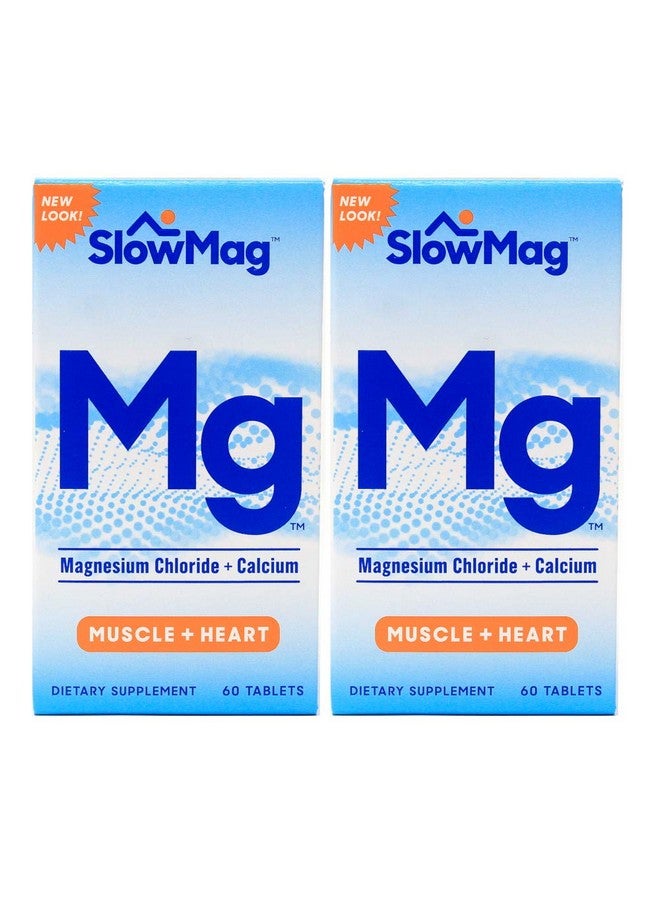 Slow-Mag Slow-Mag Magnesium Chloride With Calcium, 60 tabs Pack of 2 by Slow-Mag - Image 1