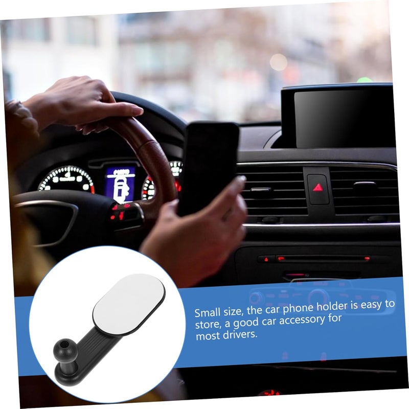 MAGICLULU Adhesive Phone Holder for Car Vehicle Screen Mount Easy Install Phone Stand for Drivers Stable Design for Navigation Calling Compatibility with Smartphones - Image 4